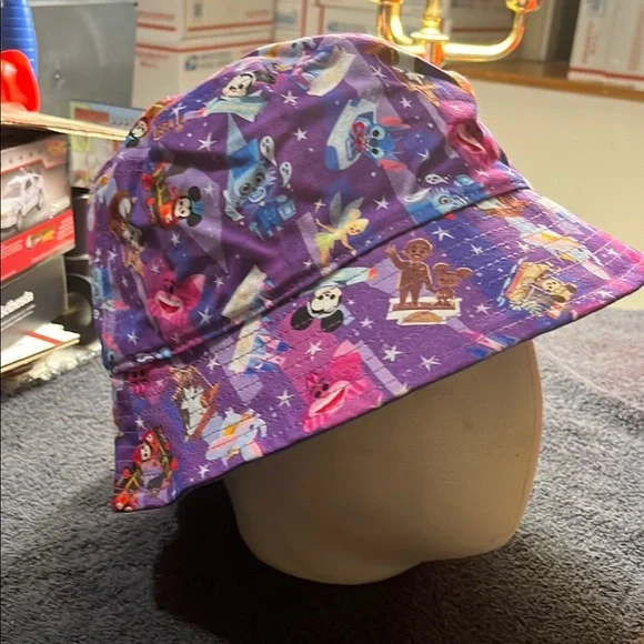 Disney Parks Disney 100 Joey Chou Attractions Mickey Mouse Reversable Bucket Hat - Picture 3 of 7